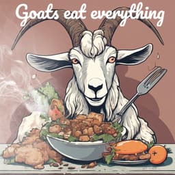 Goats eat everything